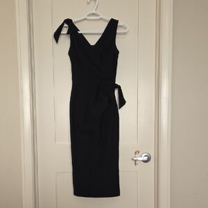 Stop Staring! Retro Pinup Black Pencil Wiggle Dress